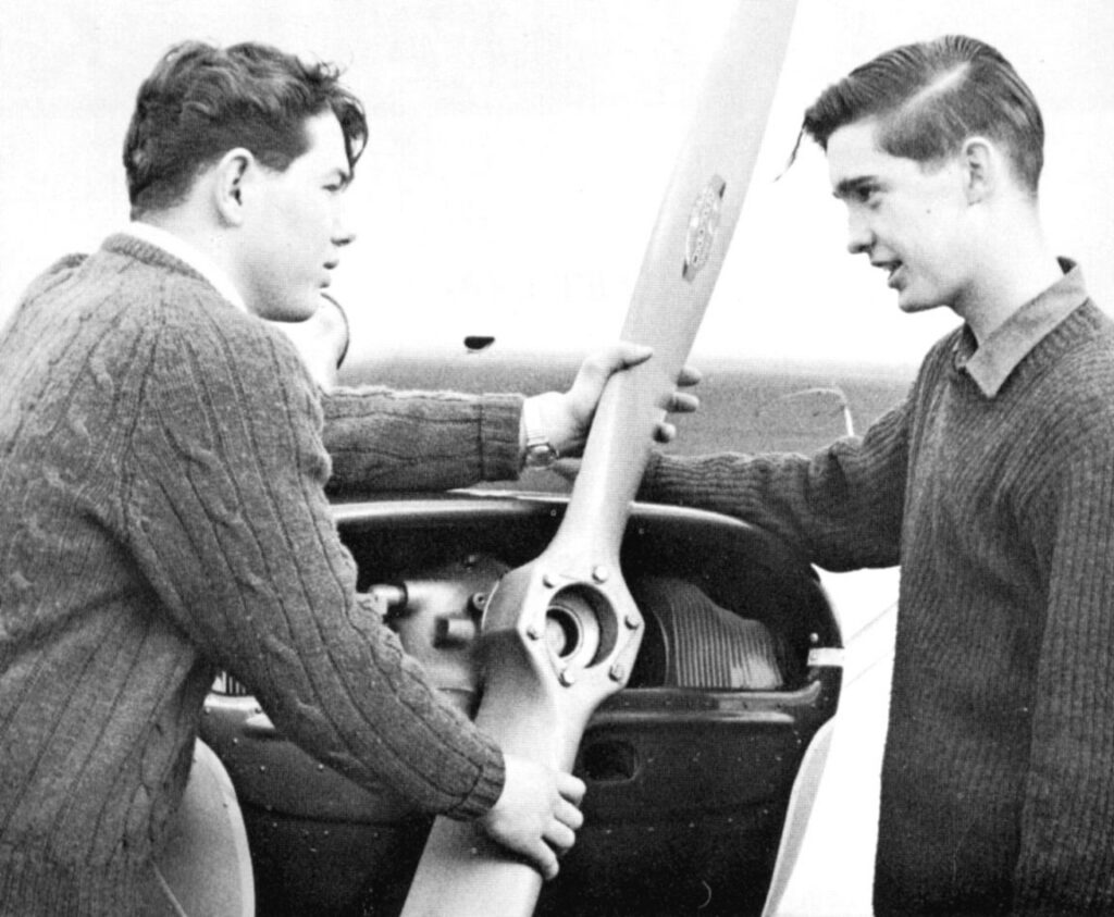 A historical photo from Brentwood College's archive