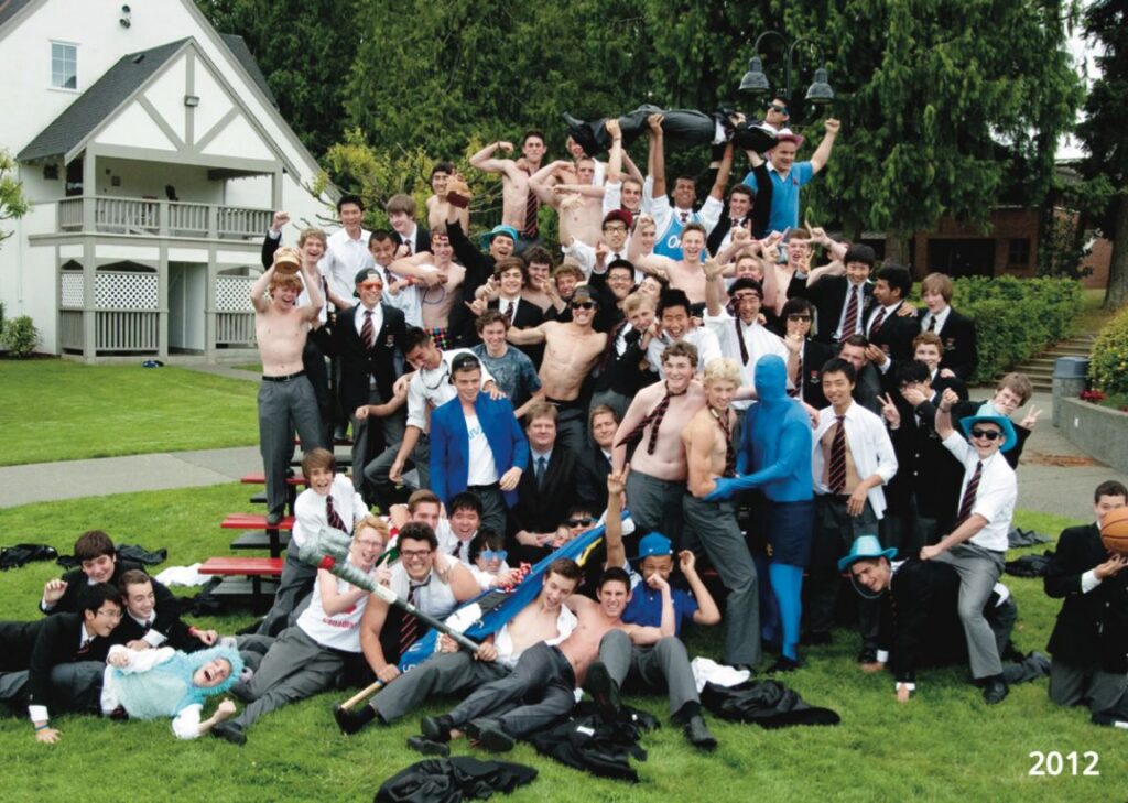 A historical photo from Brentwood College's archive