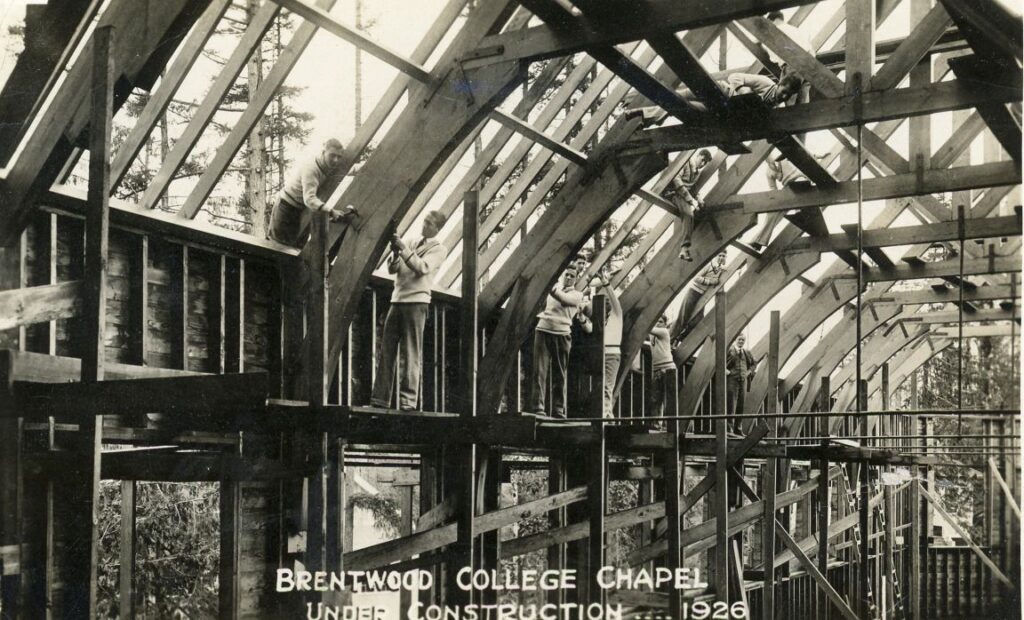 A historical photo from Brentwood College's archive