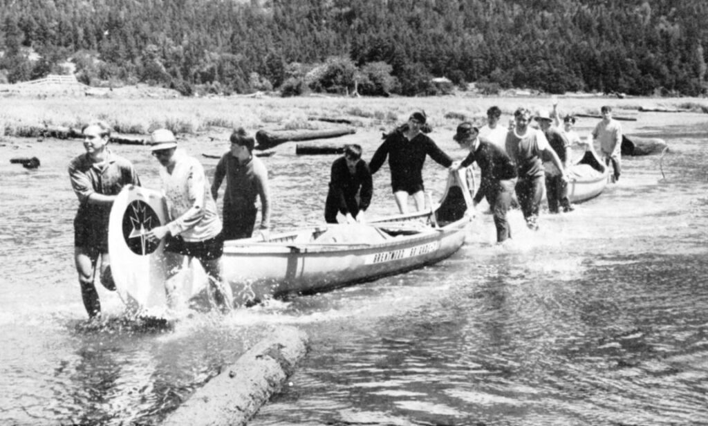 A historical photo from Brentwood College's archive