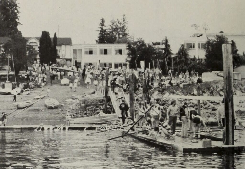 A historical photo from Brentwood College's archive
