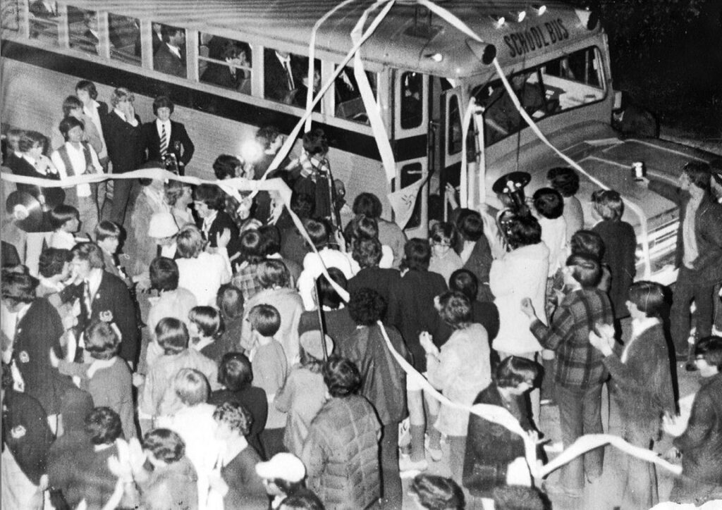 A historical photo from Brentwood College's archive
