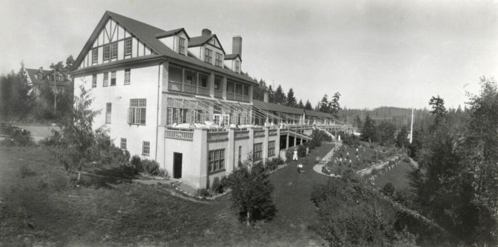 A historical photo from Brentwood College's archive