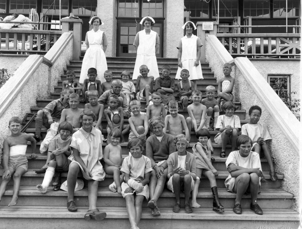 A historical photo from Brentwood College's archive