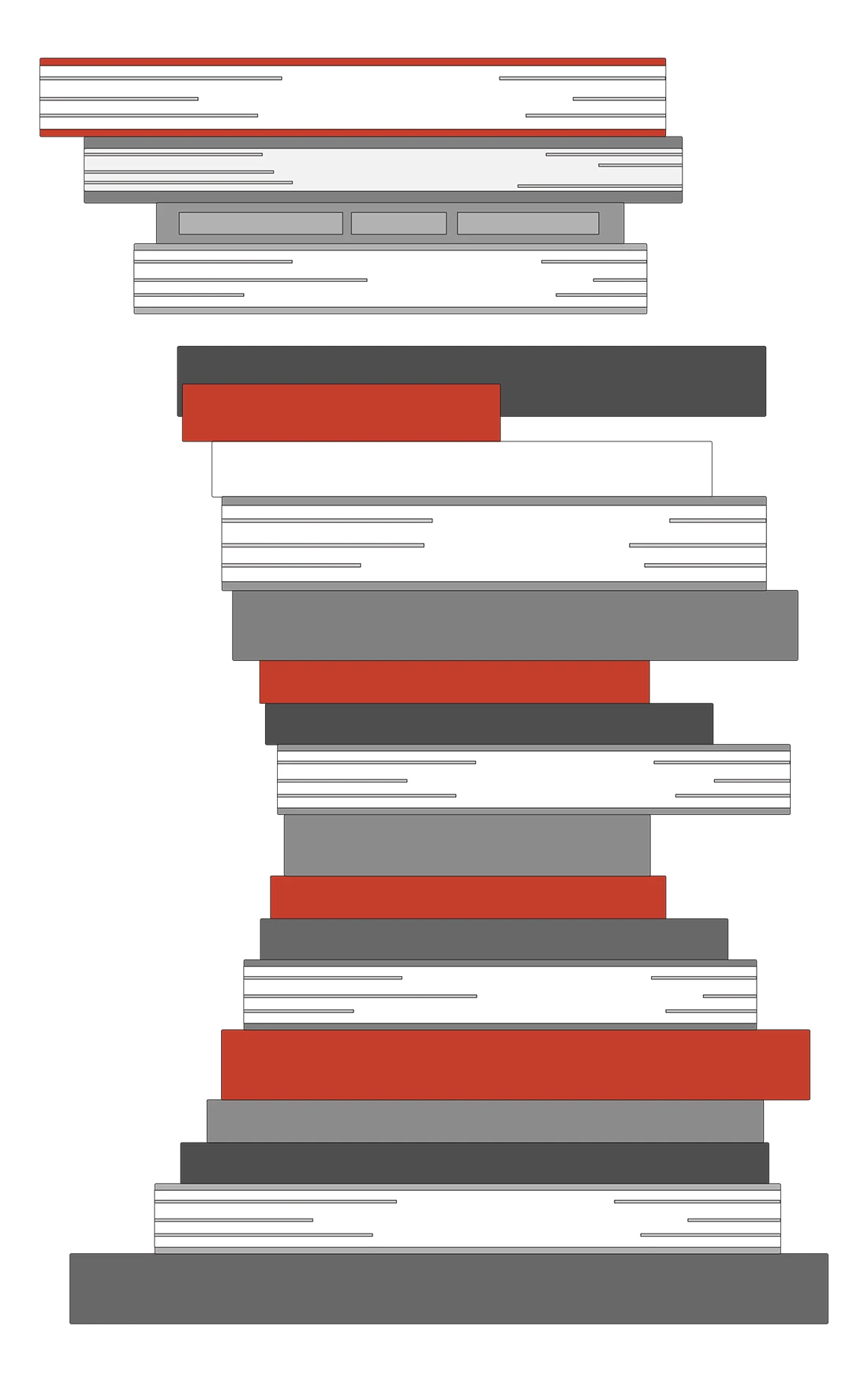 A stack of books