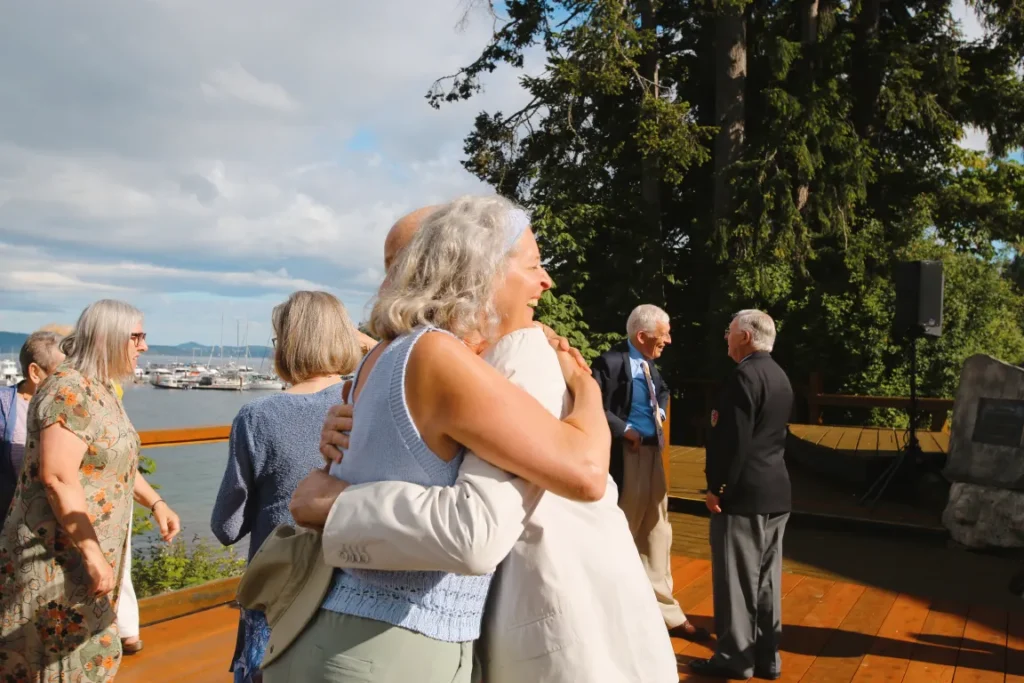 Guests at Brentwood College's 2024 Centenary alumni celebration