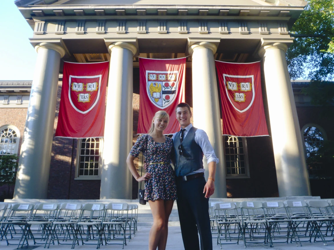 Harvard Brentwood Alumni Two Brentwood Alumni at Harvard