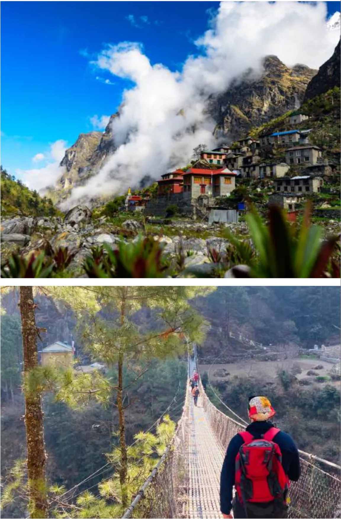 A photo from Brentwood's Everest student trip