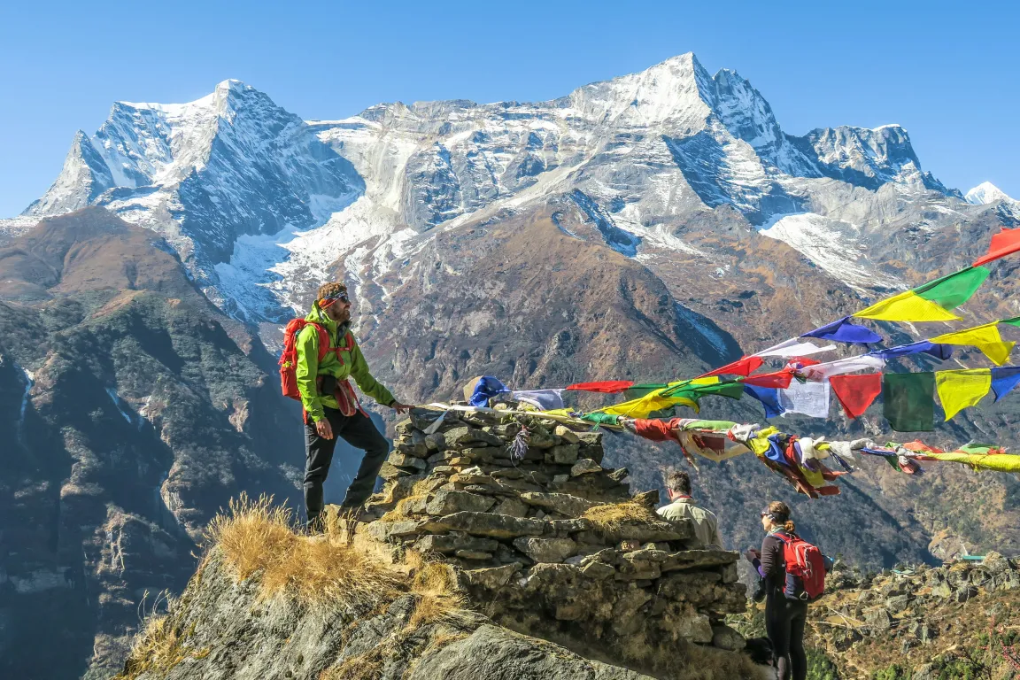 A photo from Brentwood's Everest student trip