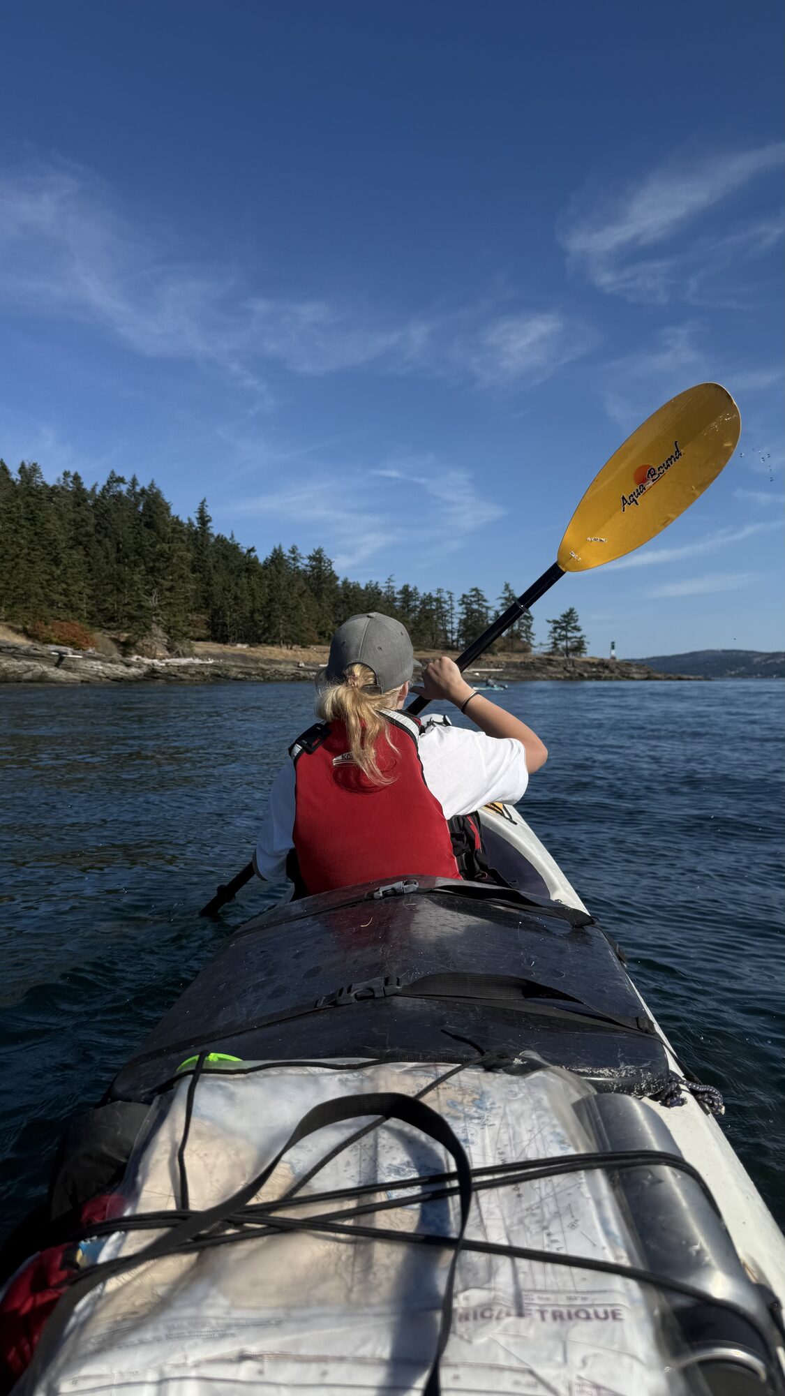Sea kayaking the Saanich Inlet